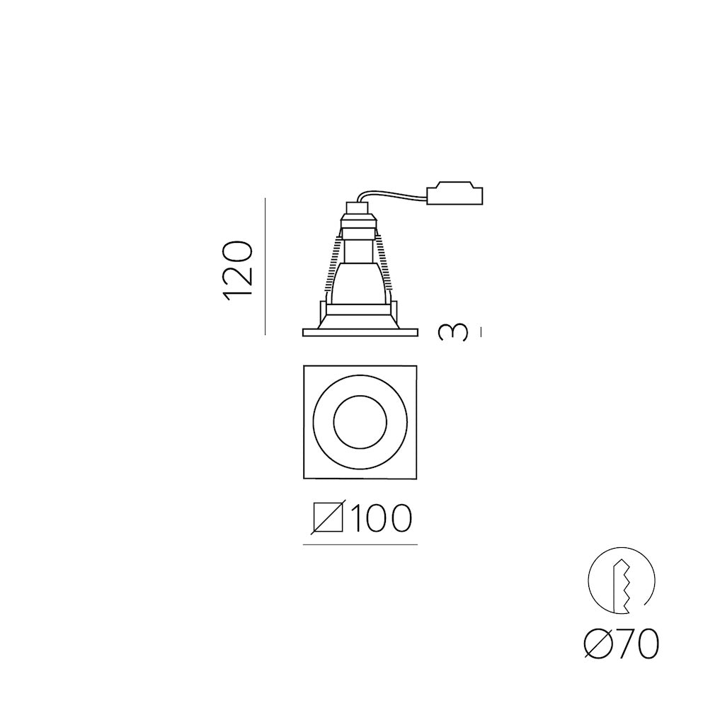 Move Square Recessed