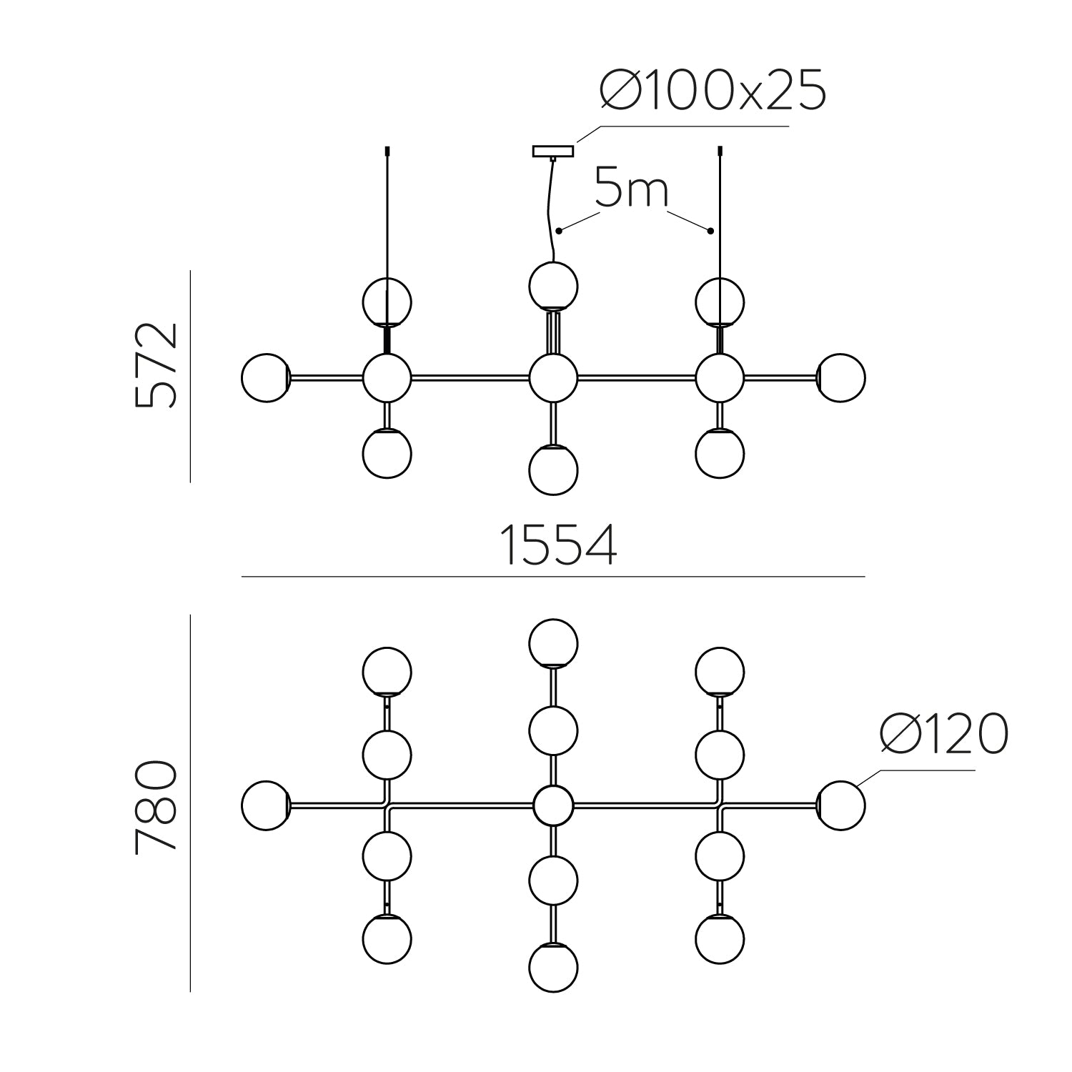 Doris Chandelier Lamp