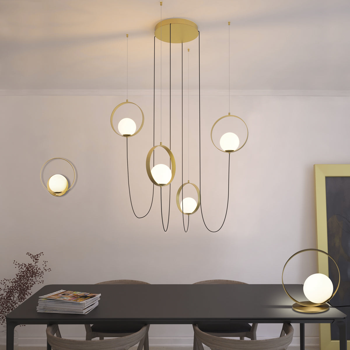 Halo Chandelier Lamp