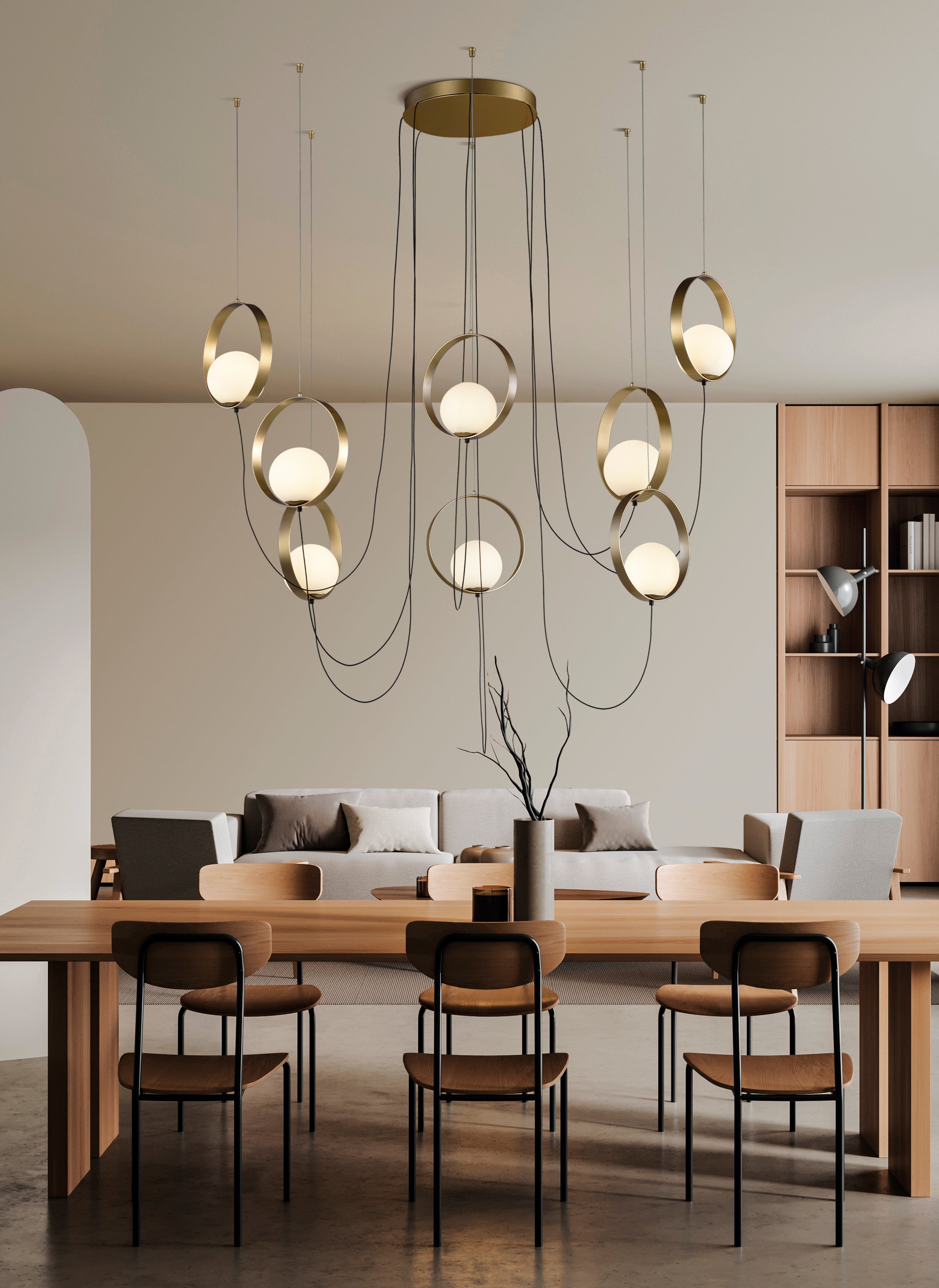 Halo Chandelier Lamp