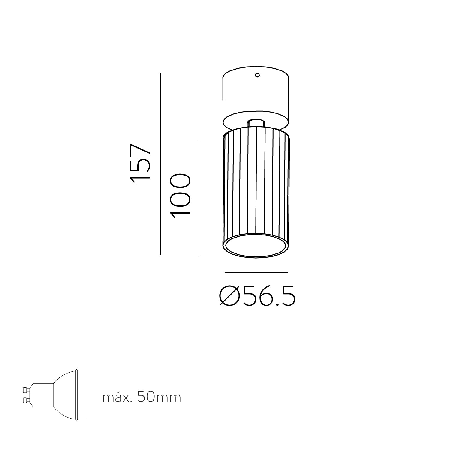 Modrian Spotlight Lamp