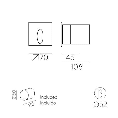 Virgo Step Light (Wall)