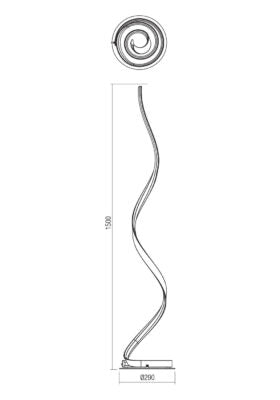 Torsion Floor Lamp