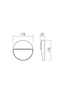 Lander Step Light (Wall)