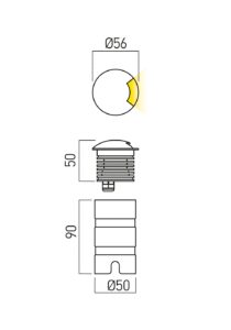 Xroute In-Ground Light