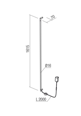 Stick Wall Lamp
