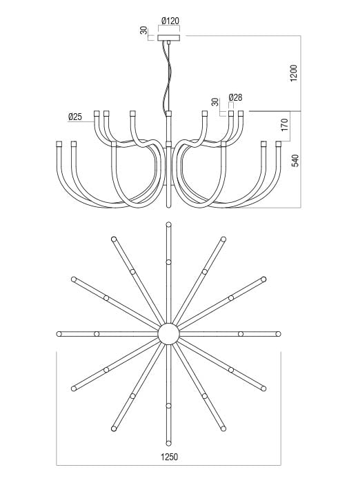 Luxor Chandelier Lamp