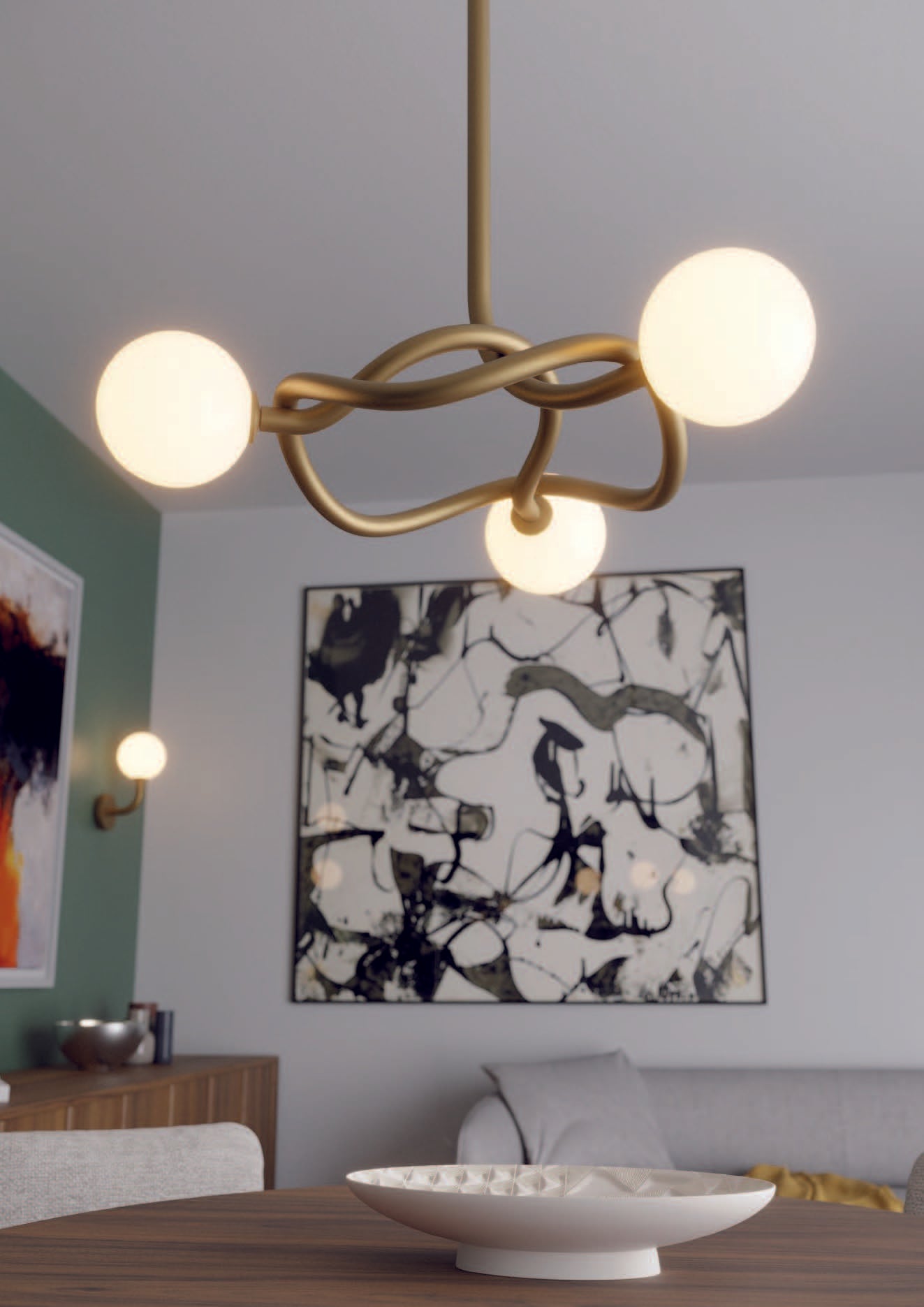 Confusio Chandelier Lamp