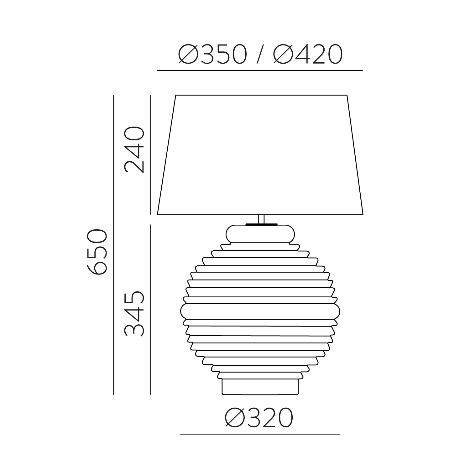 Tarifa Table Lamp