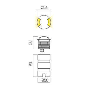 Xroute In-Ground Light