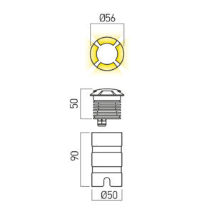 Xroute In-Ground Light